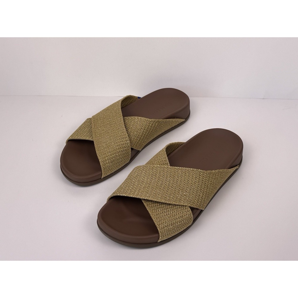 Rothy's The Weekend Slide Women's Size 7 Golden Sun 198-012